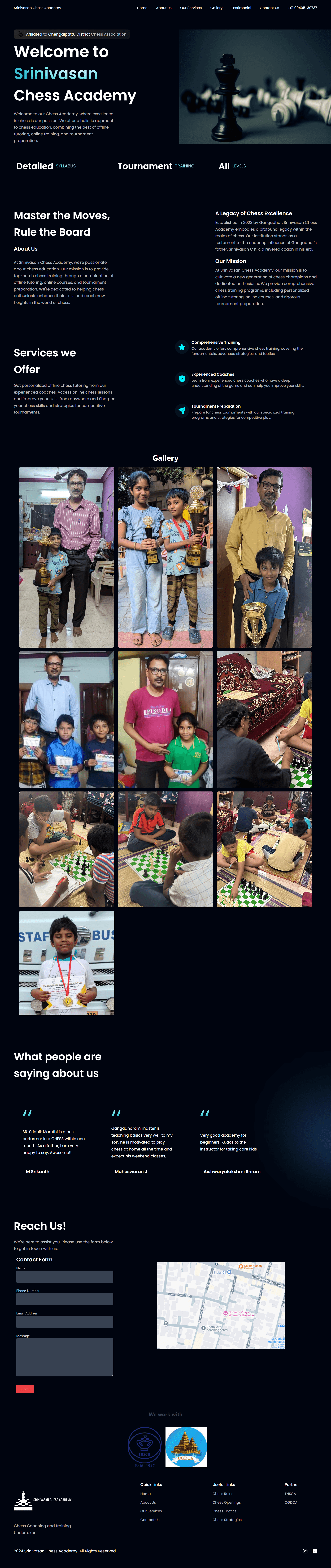 Srinivasan Chess Academy Preview